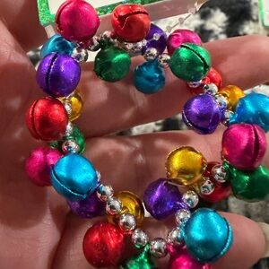 Christmas Multicolor Jingle Bells & Multicolor  Bracelet